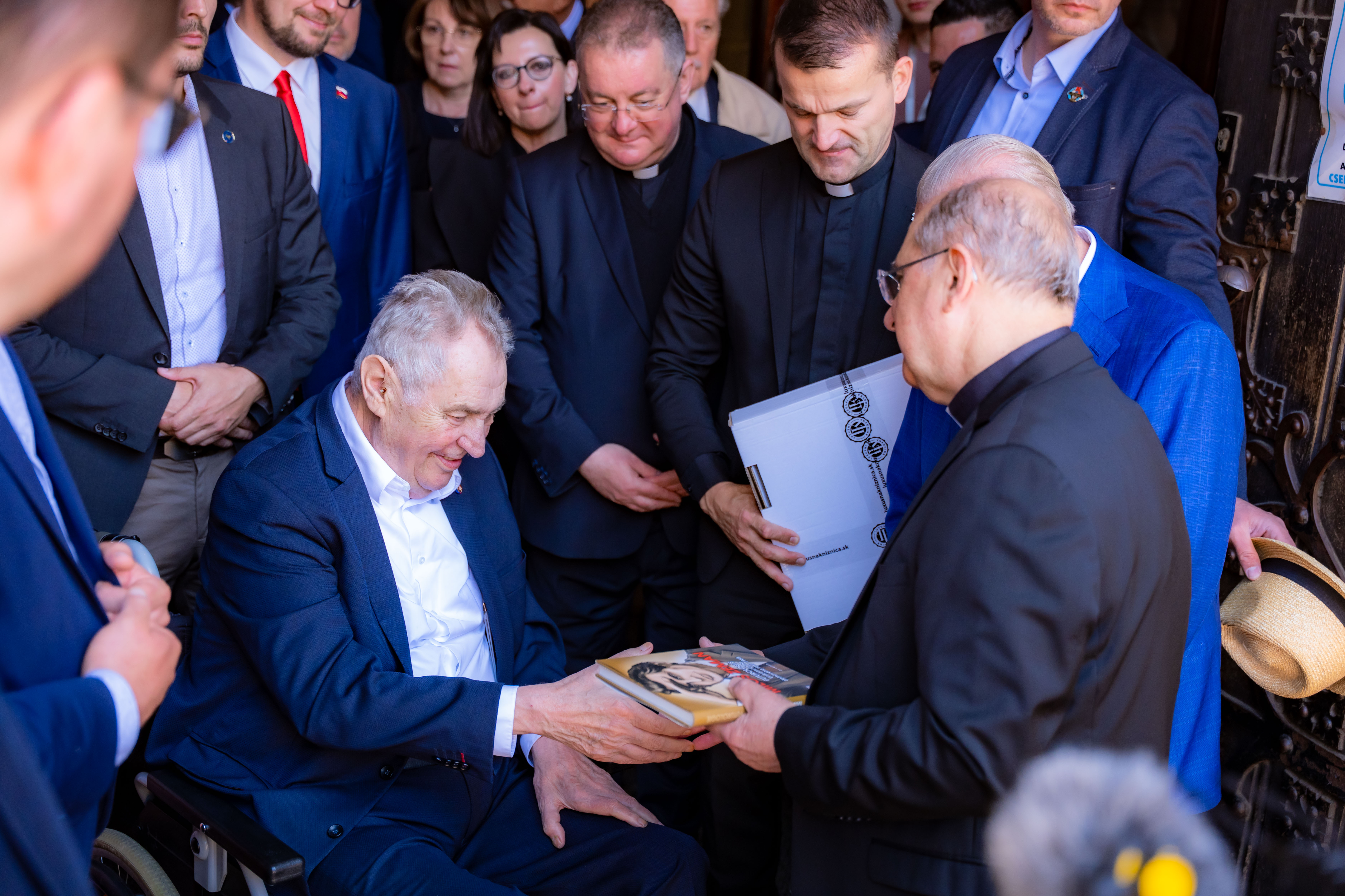 Prezident ZEMAN V Kosiciach so Schusterom -1-52